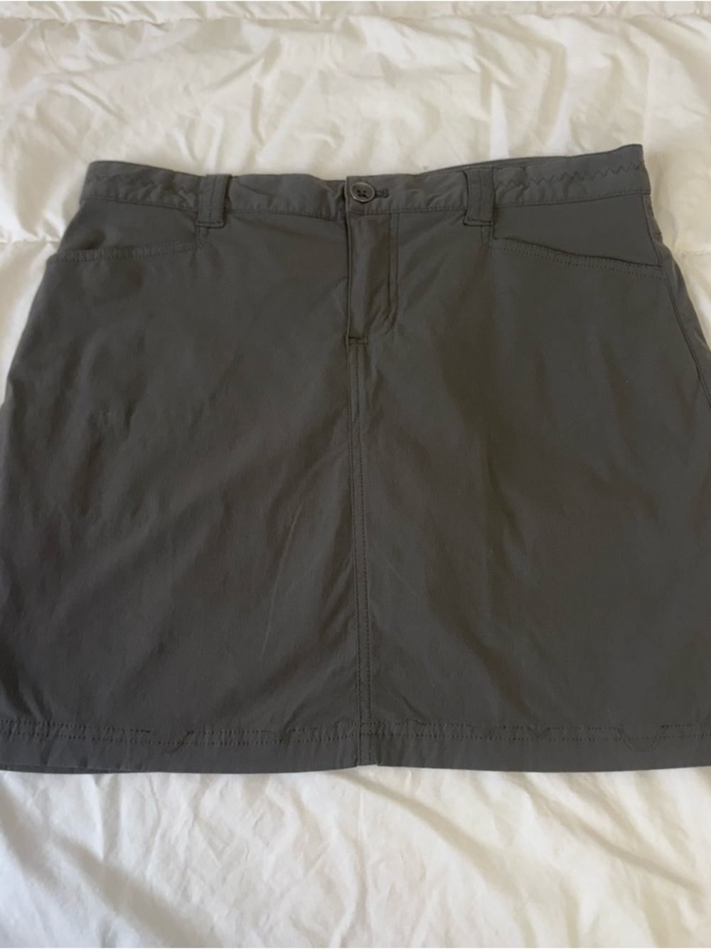 Eddie Bauer Charcoal Mini Skort